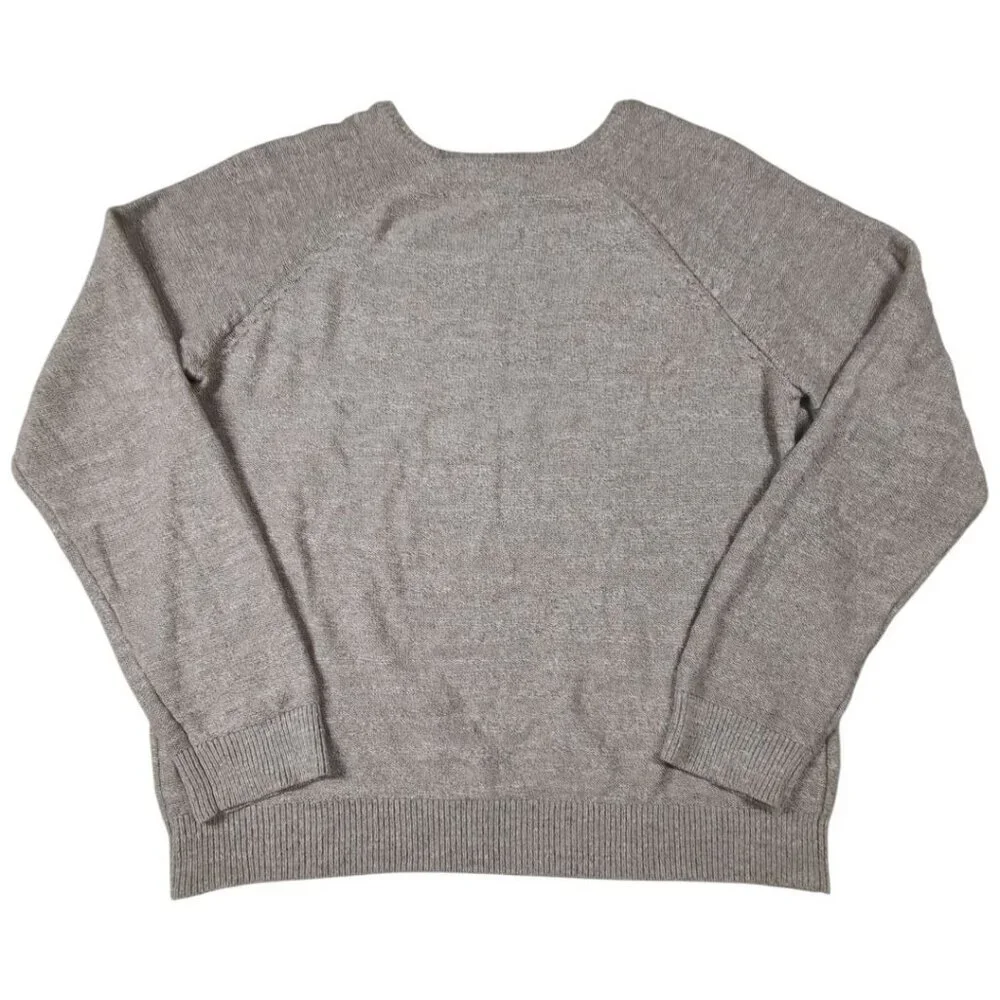L.L. Bean Organic Cotton Sweater Mens Large Crewneck Knit Classic